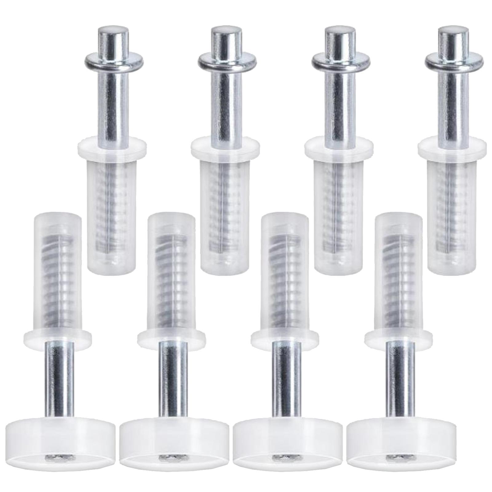 

8Pcs Spring Loaded Bifold Door Hardware Kits Bifold Door Top Roller Guide Wheel And Top Pivot Door Hardware Easy to Use