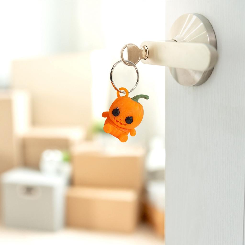 3D-gedruckter Schlüsselanhänger-Anhänger, Lustige Zeichentrickfigur