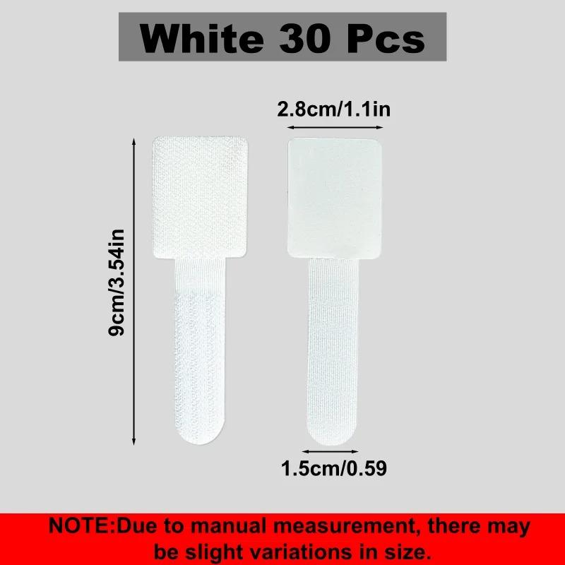 Reusable Self Adhesive Hook and Loop Cable Ties Cord Rope Holder Cord Organizer Straps Wire Organizers Home Office Essentials