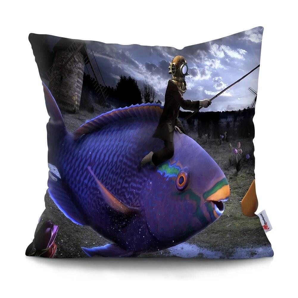 Roztomilá legrační zvířátka povlak na polštář pohovka do auta domácí dekorace povlak na polštář polyester