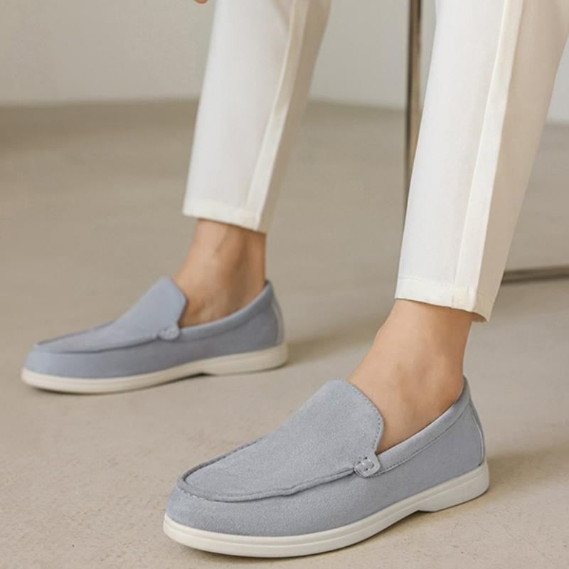 Fashion Men's Casual Shoes Suede Leather Loafers Classic British Style Men Shoes Lightweight Soft Moccasins Male Slip on Driving Flats