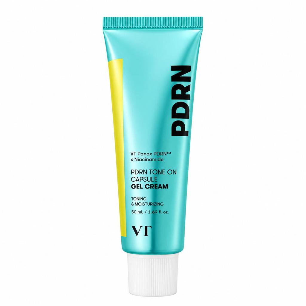 VT COSMETICS PDRN Tone On Capsule Gel Cream Hydrating Brightening Face Moisturizer 50ml