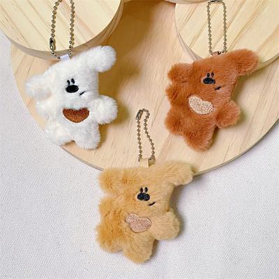 Κινούμενο Στραβό Αρκουδάκι Βελούδινες Κούκλες Μπρελόκ Κρεμαστό Χαριτωμένο Βελούδινο Παιχνίδι Κούκλα Kawaii Μαλακό Γεμιστό Διακοσμητικά Τσάντας Αξεσουάρ