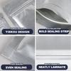 10Pcs Aluminum Foil Stand-Up Bags Reusable Airtight Smell Proof Resealable Storage Large Pouches