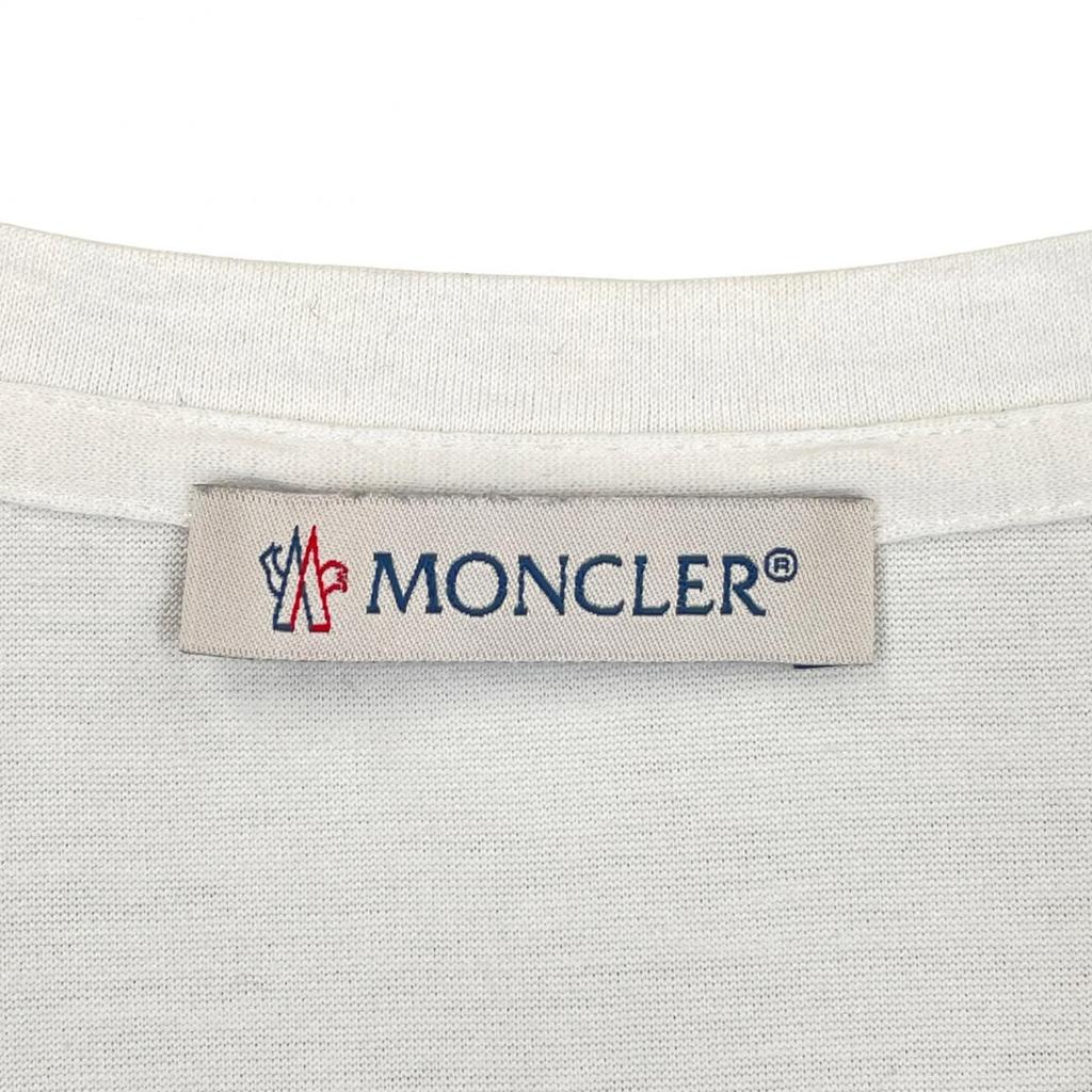 Moncler M WOMEN Short Sleeve T-shirt White Model