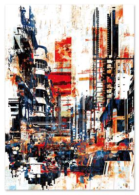 Abstract City Poster