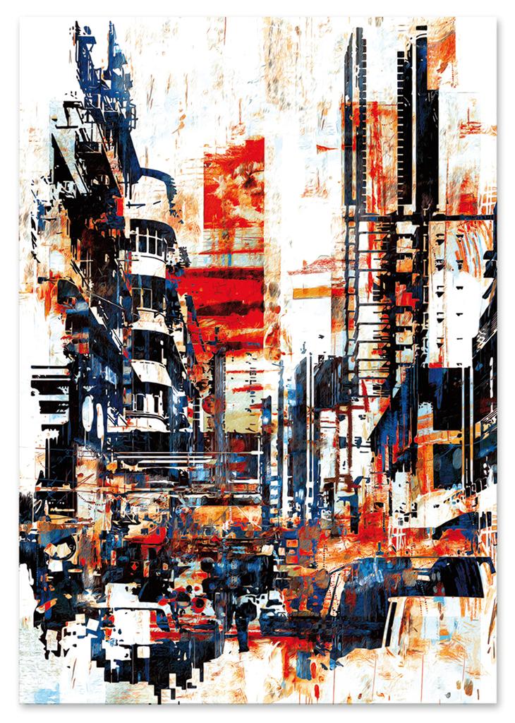 Abstract City Poster