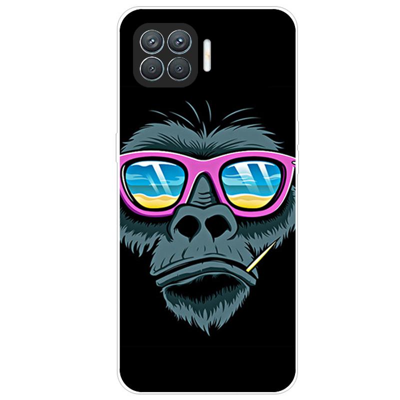 For OPPO Reno4 Lite Case Reno5 Lite Shockproof Soft Silicone TPU Back Cover For OPPO Reno 5 4 Lite Phone Cases Case Cute Cartoon