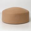 Schwarzer flacher Wollfilz-Barett Mode Pillbox-Hut Damen Französisch Elegant Fedora-Hüte Matrosenmütze Kapitänskappe Damen Malerhut