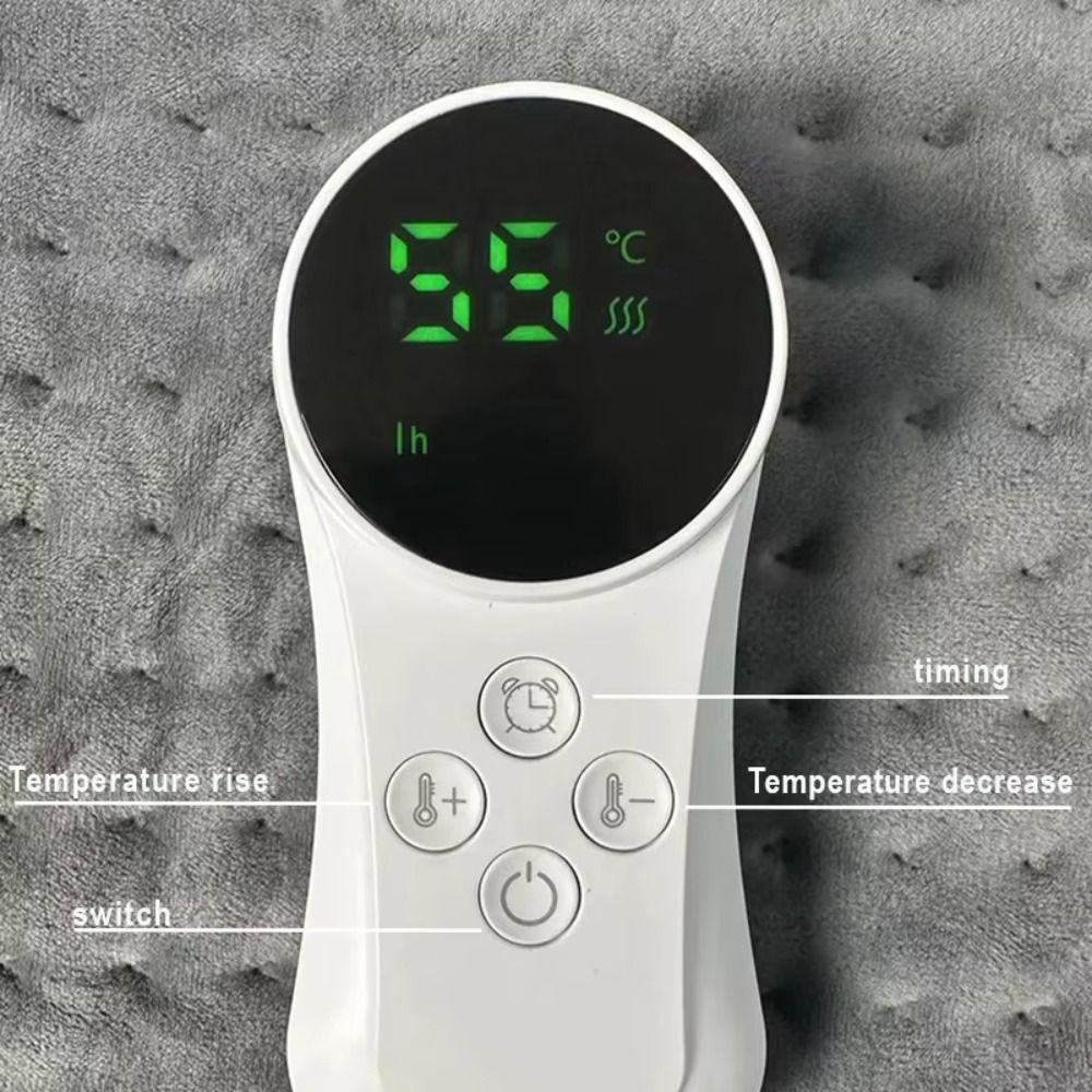 Bærbar Varm Termisk Pad EU-plugg Varmende Ryggbelte Smart Midjevarmer Varmepute Kvinners Menstruasjon