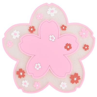 Flower Pattern Coasters Heat Insulation Coaster AntiSlip Cup Mats Tabletop Protection Prevent