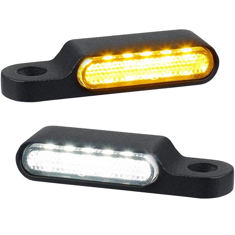 2Pcs LED Motorcycle Turn Signal Indicator Light For Harley Sportster Dyna Honda Shadow Kawasaki Vulcan Yamaha V-Star Road Star