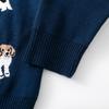 Kids' Spring/Autumn Korean Cartoon Puppy Jacquard Cotton Cardigan Sweater for Boys & Girls