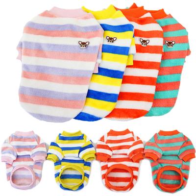 Rainbow Dog Clothes Warm Pet Vest Shirt Fleece Pet Dog Clothes for Dogs Clothing Pets Dogs Cat Tshirt Outfit Apparel