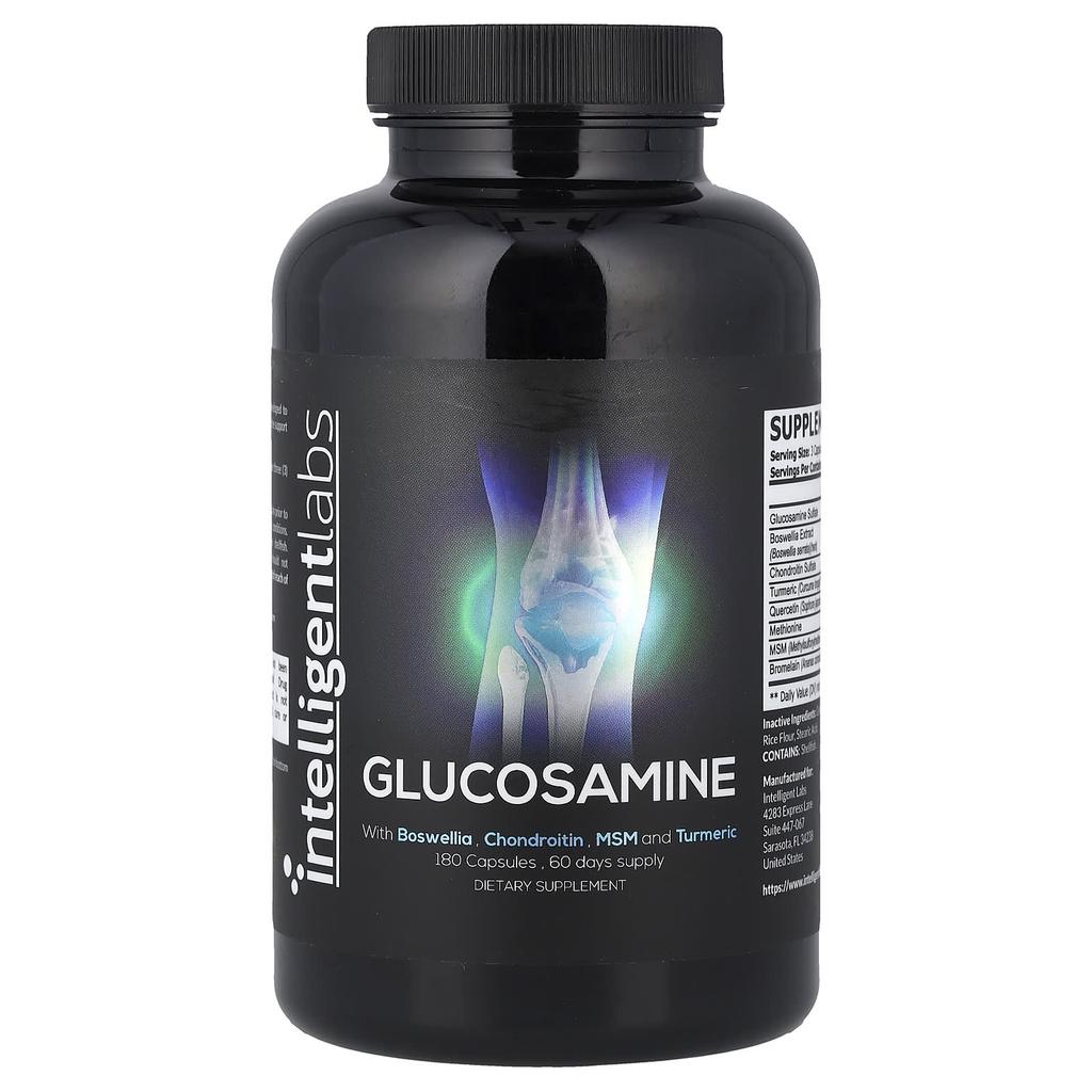 Intelligent Labs, Glucosamine, 180 Capsules