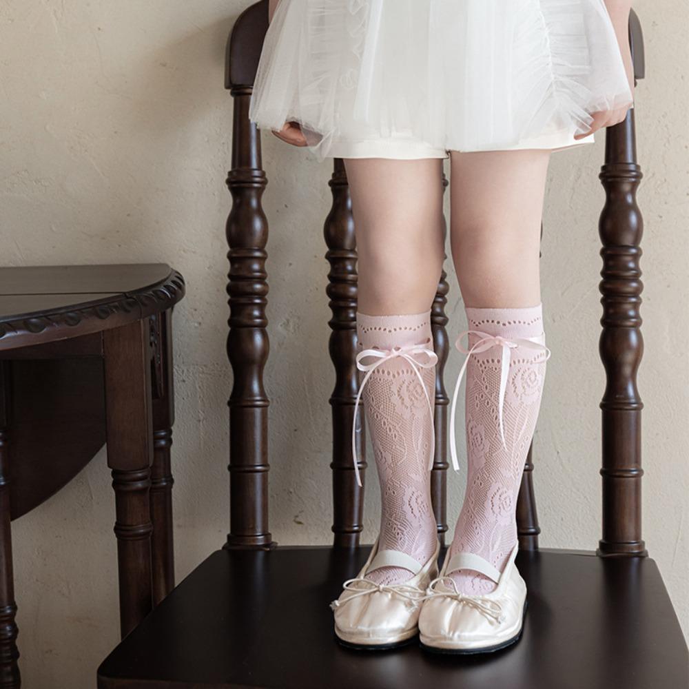 1 Pair Lace Trim Lace Socks Thin Material Lolita Socks Cute Style Slouch Socks Casual Wear