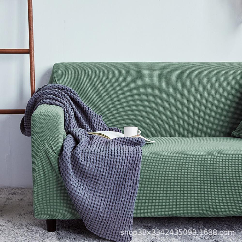 Thickened Sofa Cover All-inclusive Universal Solid Color Elastic Fabric Sofa Cushion Cover Simple Sofa Towel
