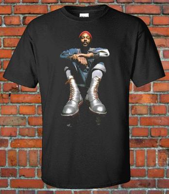 Gráfico de Botas Plateadas de Marvin Gaye Leyenda Cantante de R&B Soul Camiseta Unisex de los 70