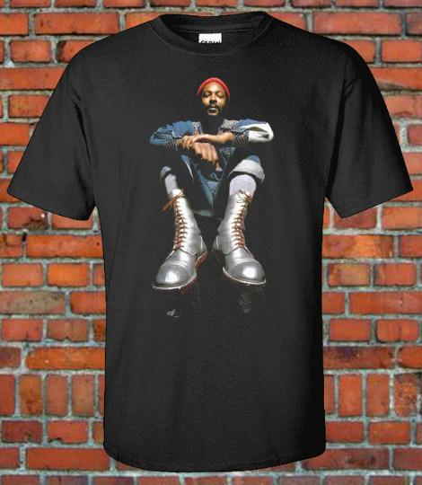 Marvin Gaye Silver Boots Graphic  Legend R & B Singer Soul 70s Tee Unisex T-Shirt L
