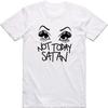 Not Today Satan Drag Queen Funny Stylish Novelty White T-Shirt for Mens Size L