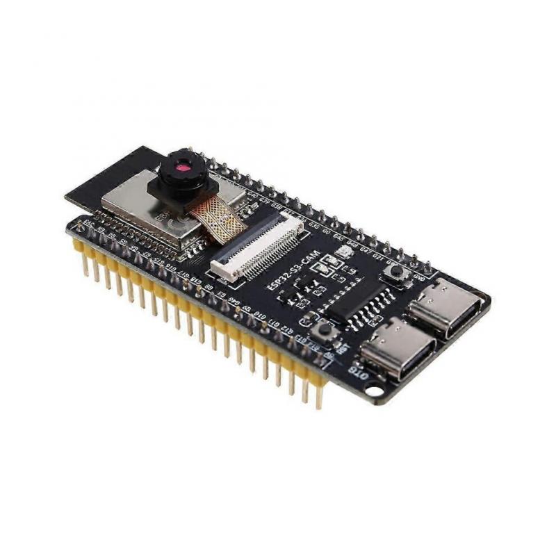 ESP32-S3 WROOM N16R8 CAM Dev Board with OV2640 Camera, WiFi+Bluetooth Module