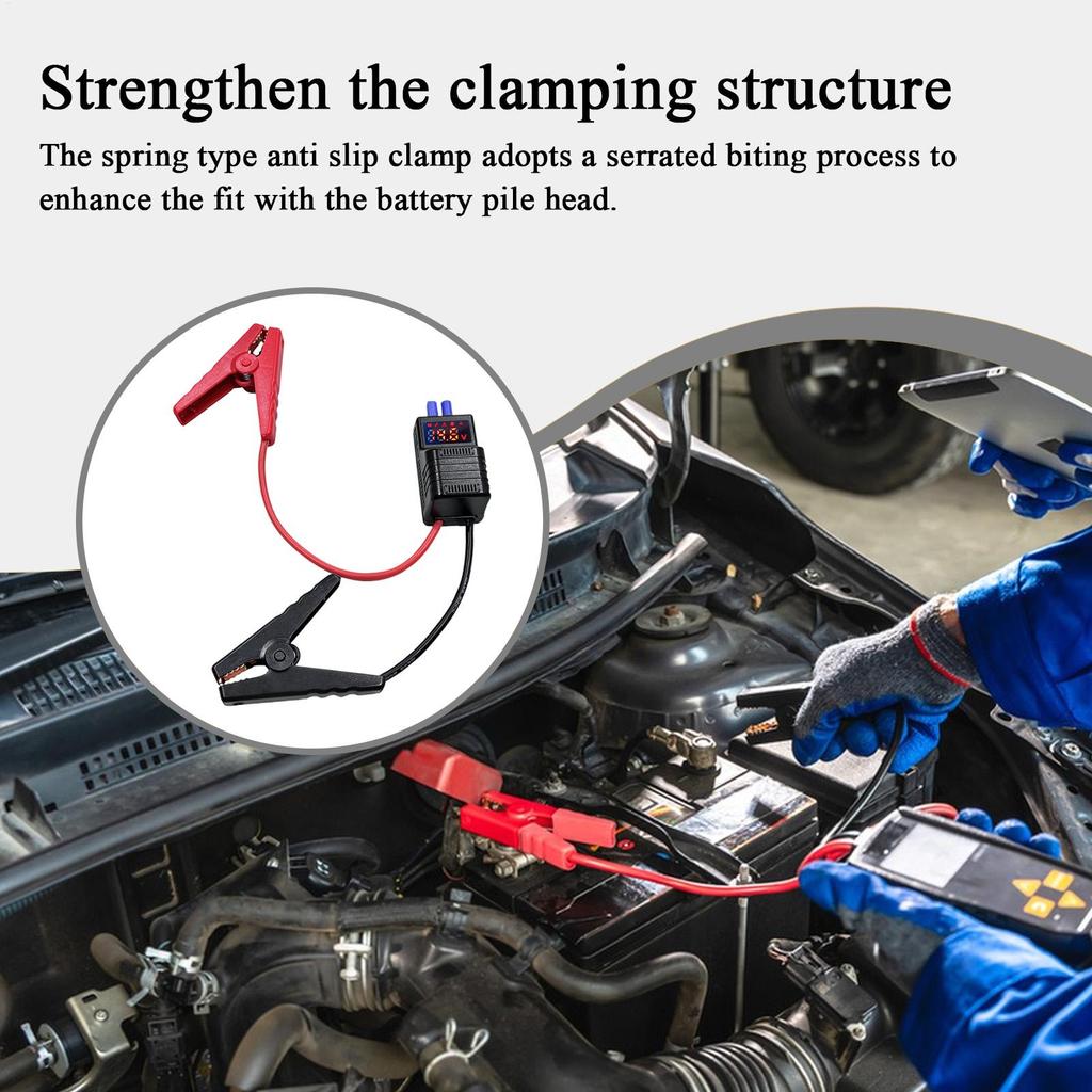 New Car start power clamp with fire cable EC5 Plug Battery Clip 8 Anti Intelligent Clip 650A High Current Ignition Clip