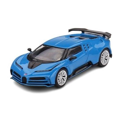 TrueScale Miniatures MINI GT Bugatti Centodieci Bugatti Blue Drive Hotový výrobek 1/64 Levostranné