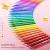 24/36/48/60/72/84Colors Washable Acrylic Marker Pen Stacked Color Art Painting Pen  Student