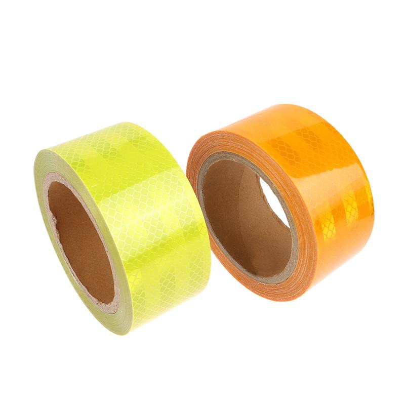 High Intensity Reflective Adhesive Tape 5Cm*10M Diamond Grade Red White Yellow Waterproof Car Stickers Reflectors Strip For Truc