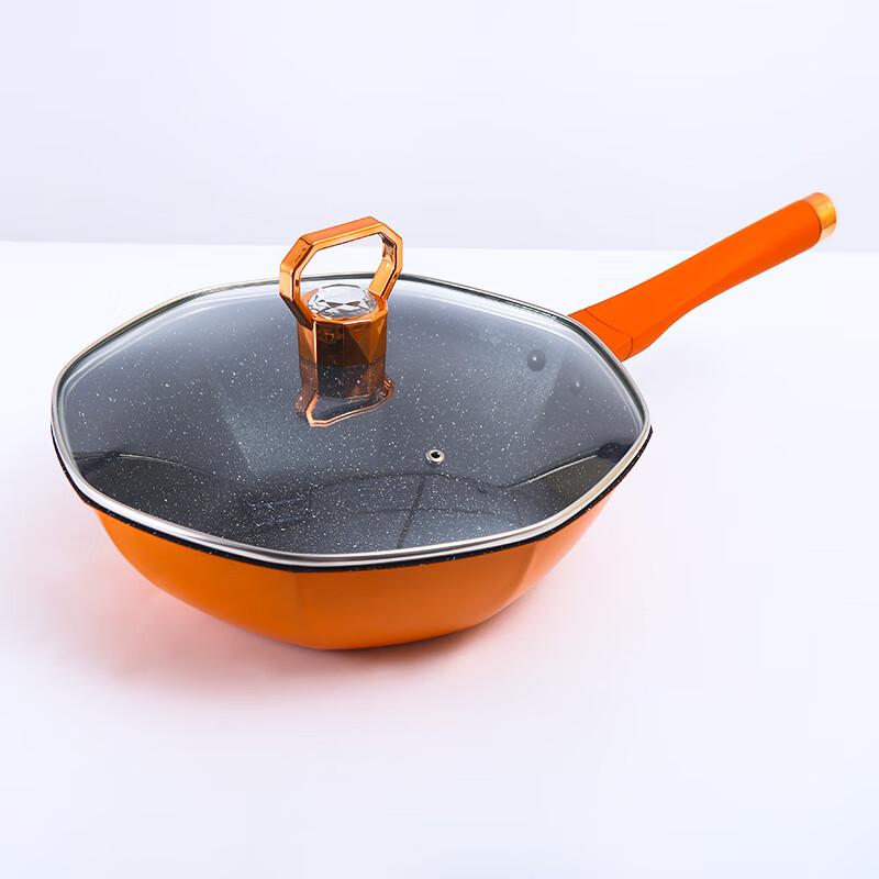 

Zhishi Maifan Stone Stainless Steel Non-Stick Wok