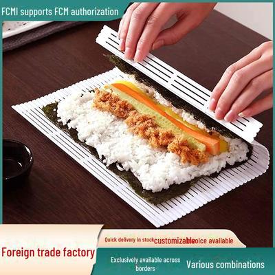 Ιαπωνικό Κιτ Ρολάρισμα Σούσι: Εργαλεία Κουζίνας DIY για Τέλειους Ρολό Κέικ Ρυζιού & Φύκια