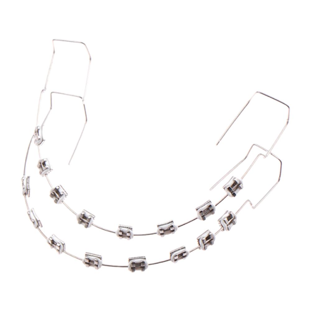 Fake Braces Colorful Brackets For Teeth Temporary Metal Wires Metal Bracket Orthodontic Ligature Ties Dental Decor Accessories