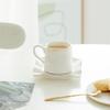 Creative Ceramic Coffee Cup Saucer Macaron Small Fresh Water Cup Ins Style Girls Office Home Ceramic Cup Saucer