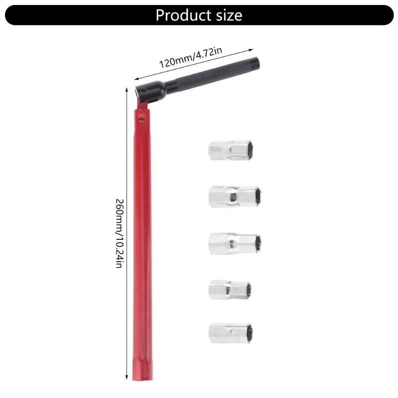 Stand Tap Nut Wrench Set, 8-13mm Sink Tap Nut Wrench, Basin Wrench Installation Tool, Mounting Key with Joint