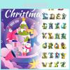 Colorful Acrylic Alphabet Letters Car Hanging Ornament For Christmas Home Decoration