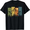 Retro Wildlife Forest Nature Trees Outdoors Mountains Hiking T-Shirt