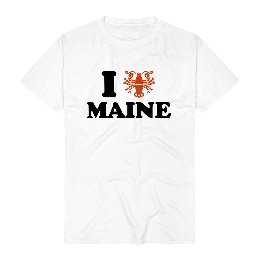 TV Series Reacher 2026 Unisex Short Sleeve T‑Shirt I Love Maine Lobster Graphic Print Tees Casual O‑Neck Loose Tops Men Women