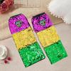 2025 Stage Costume Women's Carnival Sequined Leg Covers Masquerade Dance Costume Props