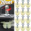 Universal License Plate Screws Mounting Hardware Kit with Nylon for Car Truck SUV Tag Fasteners Bolts Metal Self Tapping Screw