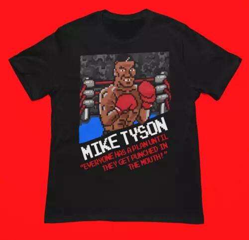 Mike Tyson Jake Paul Fight Punchout Everyone Plan Punched Mouth Jersey T-Shir... S разноцветный