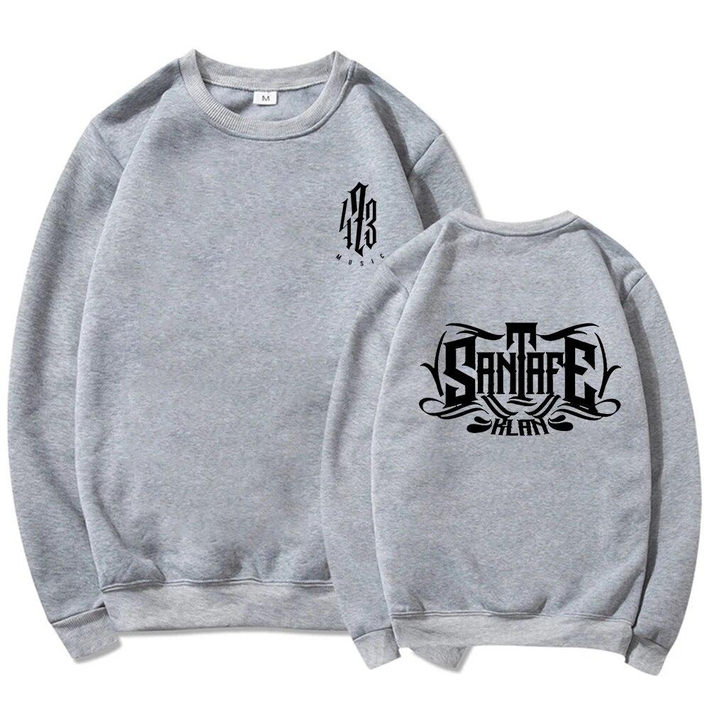 Santa Fe Klan Rapper Vintage Hoodie Fashion Unisex Harajuku Aesthetic Graphic Music Hoodies Unisex Streetwear Hooded Sweatshirts