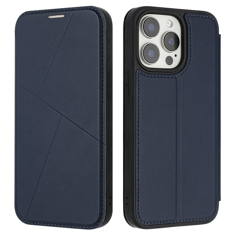 For iPhone 13 Pro Max Case Magnetic Closure Card Slot Leather Flip Phone Cover