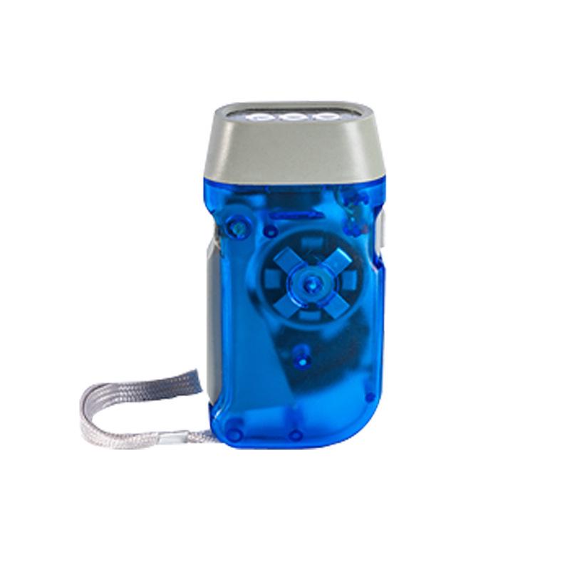 Hand-cranked Solar Power Flashlight: Portable Emergency Light