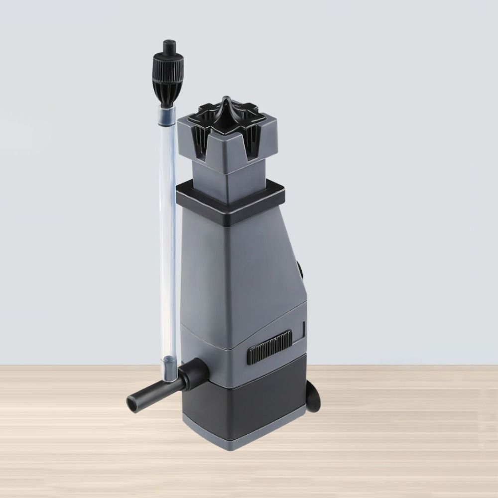 3/5W Oil Remover Water Pump Silent Plastic Fish Tank Filter Adjustable with Degreasing Membrane Aquarium Oil Film Processor