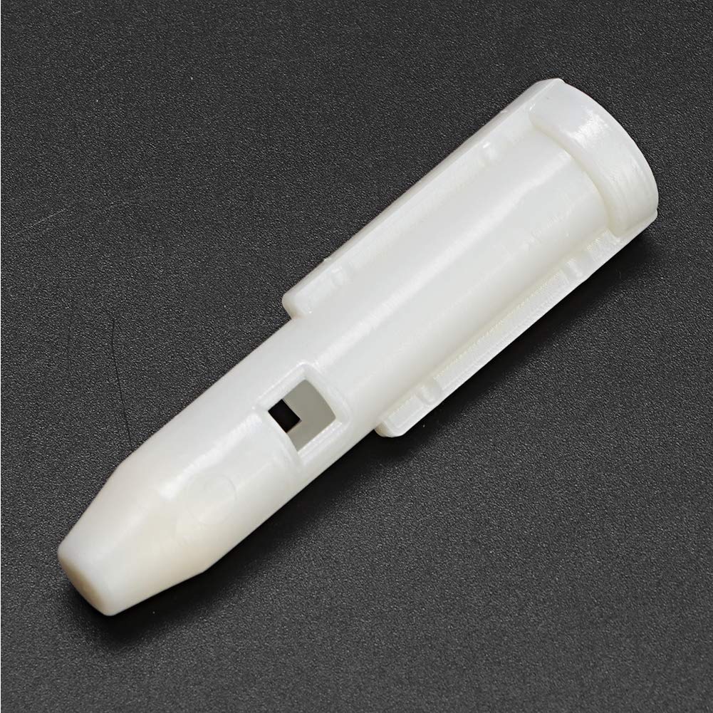 JGGLD White Gear Shift Knob Adapter Sleeve Replacement Made of Durable Compatible with Peugeot 206 207 306 307 308 Part, Plastic,