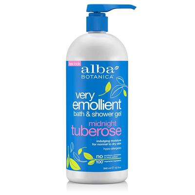 Very Emollient Bath & Shower Gel Midnight Tuberose, 32 Fl Oz