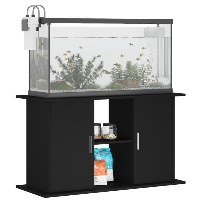 VidaXL Aquarium Stand Black 101x41x58 Cm Engineered Wood 833608