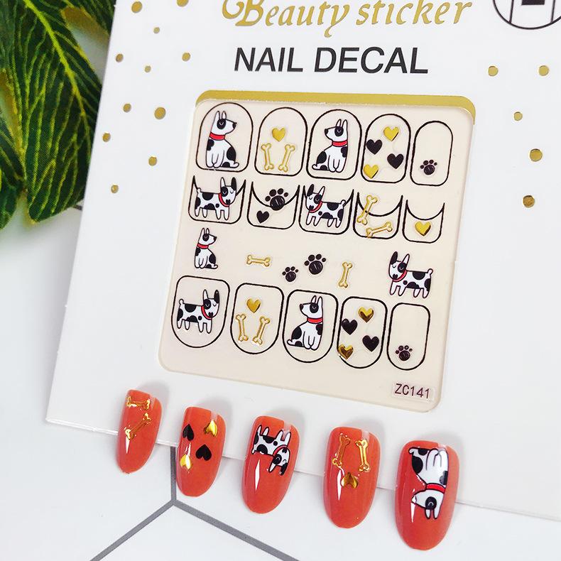 Adesivi di Bellezza Nuovi Ornamenti per Nail Art Natalizi Pupazzo di Neve Regalo di Natale Adesivi per Nail Art Adesivi 3D per Unghie