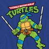 Teenage Mutant Ninja Turtles Unisex Adult Leonardo Retro T-Shirt