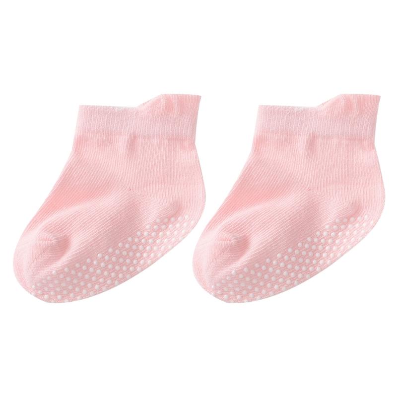 Floor Socks Lovely Anti Slip Socks Soft & Breathable Cotton Baby Socks for Indoor Activities & Learning To Walk 1 Pair